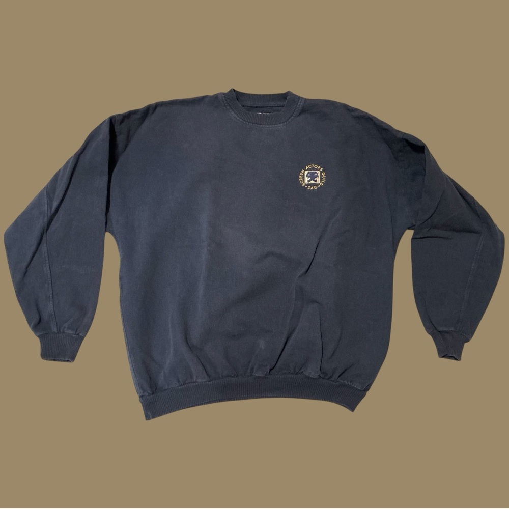 ‘90s SAG Navy Blue Crewneck Sweatshirt